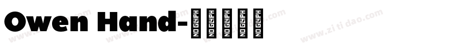 Owen Hand字体转换